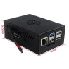 METAL CASE for Orange Pi 3B V2.1 / Orange Pi 4A (without External Antenna)